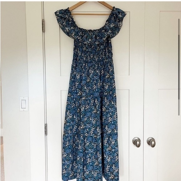 𝅺SEA New York Lissa Liberty Ruffled Floral-Print Cotton-Voile Midi Dress - Picture 5 of 10